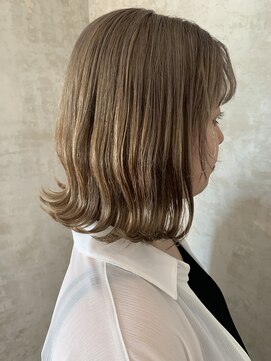 メロウ(mellow) ダブルカラー×サンドベージュ