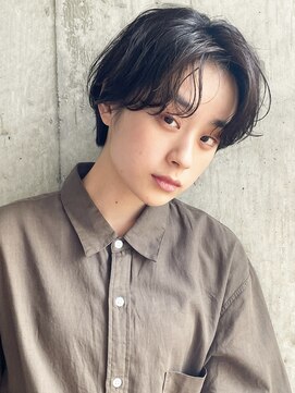 エルランカ(L.lanka) ハンサムショート/ニュアンスパーマ/ベージュカラー/マッシュ