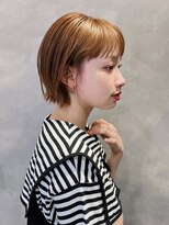 トルネード(TORNADO)&nbsp;大人ショートボブ ミニボブ 前髪あり 切りっぱなし外ハネK1025