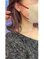 ヘアーメイク グレース ヴィヴィ(HAIR MAKE GRACE ViVi) earringcolor / smoky pink