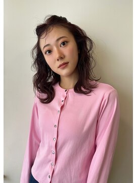 ラトリエ(L'Atelier) ゆるふわパーマ／デジタルパーマ／ベリーピンク