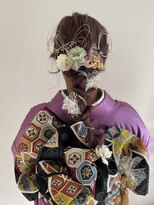 ヘアセット　水引き