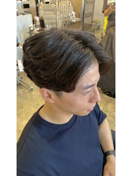 ルーメン 岐阜(ROOO MEN) 韓国マッシュメンズカットツーブロックニュアンスパーマ