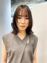 カノエ 山口小郡店(canoe) 顔周りレイヤー　韓国風ヘア　ベージュ　アッシュカラー