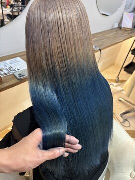 ラビスモア(Lovis moa) 切りっぱなしボブ/ピンクブラウン/エアリーロング/美髪のススメ