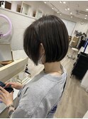 オリーブグレージュ/ミニボブ