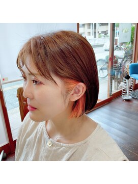 オッヂヘア(oggi hair) ミニボブイヤリングカラー