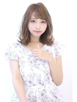 オーロ 千里山店(ORO) 20代30代40代50代ボブルフネビージュ小顔ワンレンショート