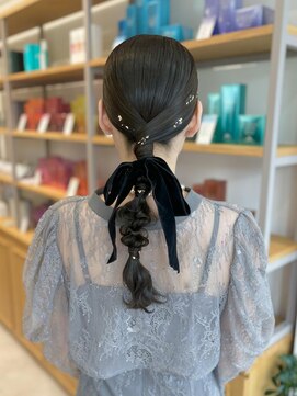 リル 新浜店(LiL) 編みおろしアレンジ葭本5