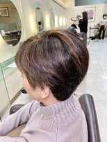 松本平太郎美容室 土浦パートワン(PART1)&nbsp;ハンサムショートハイライトスタイル　30代40代50代60代　土浦