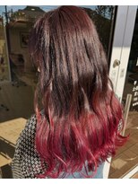 リラシー ヘアーアンドビューティー 龍ケ崎店(RELASY hair&beauty)&nbsp;【レッドチェリーカラー】