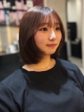スティル ヘアアンドアイラッシュ(STILL hair&eyelash) 【柴田】顔周りレイヤーボブ
