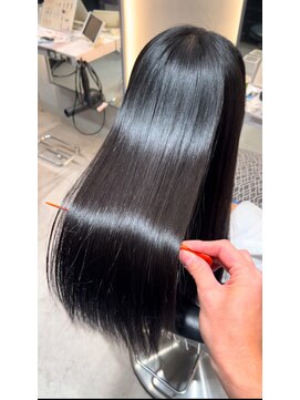 ロンドジェネルーズ 柏(Lond generous) 髪質改善縮毛矯正レイヤーカット顔周り前髪韓国ミニウルフ/柏柏