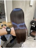 髪質改善＊モカベージュハイライトカラー＊美髪【Zina渋谷駅前】