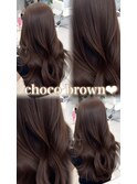 くびれミディ/ブラウンカラー/くびれ巻き/レイヤーカット