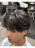 シースルーマッシュ×フェザーパーマ