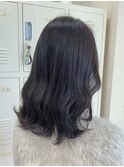 上品で柔らかいチャコールグレー×ミディアム【越谷】