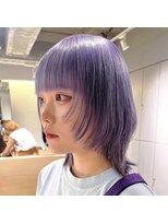 ニコ シモノセキ(NIKO Shimonoseki)&nbsp;ウルフカット・ペールラベンダー