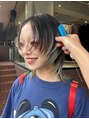 ノラ ヘアーサロン(NORA HAIR SALON)&nbsp;顔周りのジャギジャギ感◎ウルフレイヤー × デザインカラー