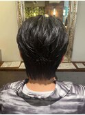 MEN’S HAIR/サーフカール/刈り上げセンターパート/武蔵小杉