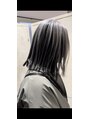 アグ ヘアー シルフ 市名坂店(Agu hair sylph)&nbsp;シルバーのアンブレラカラー