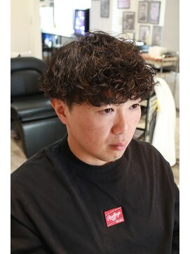 グラッドマンズカットクラブ 立川(GLADMAN'S CUT CLUB) 波巻きパーマメンズパーマ立川メンズカット