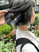 ジェコ ブラン(gecko. brun) 毛先カラーボブ