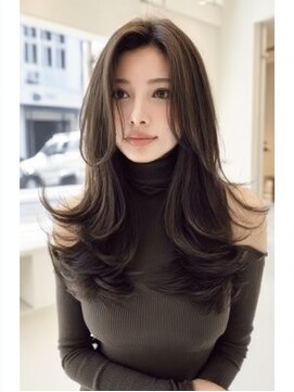 ダル 渋谷/表参道(DAL.) 韓国レイヤーロングレイヤー顔周りレイヤーハッシュカット