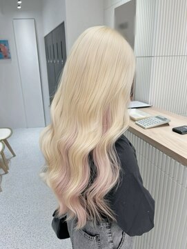 メルトトウキョウ(melt.tokyo) インナーカラー/トリートメント/デザインカラー/ペールピンク