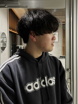 ヴァンシィー(VANCY) 波巻きスパイラル×メンズマッシュ【仙台】