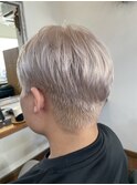 【漢気】メンズホワイトベージュ