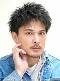 大人ツイストハーフアップバング