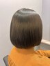 <髪質改善>プレミアムメニューカット+カラー+トリートメント+ヘッドスパ