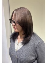 アース 郡山コスモス通り店(HAIR&MAKE EARTH)&nbsp;大人ナチュラル×レイヤーミディ