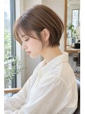 ショートボブ髪型20代30代40代50代前髪あり前髪なし面長丸顔越谷