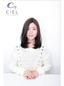 シエル 八王子店(CIEL) 【CIEL】井川　亮太　黒髪　ワンカール　セミロング　スタイル