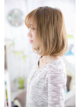 ヘアアンドビューティー ミック(Hair & Beauty miq) ドライな質感♪軽やかニュアンスロブa