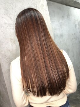 アポロ 横浜駅店(apollo) ピンクブラウンハイライト