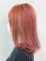 アイティー バイ アルバム 浦和店(IT by ALBUM) ピンクミディ_ココアブラウンフリンジウェーブ_ba296152