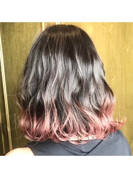 ロイジー(roijir) 【表参道 roijir】ピンク裾カラー