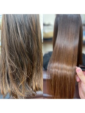 アローズ 玉名店(arose) ２０～40代髪質改善艶感ナチュラルストレート