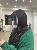 10代20代ハイトーンカラーイヤリングカラー透明感ボブ