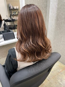 ガルフ 門前仲町(GULF) ふんわりカール/小顔ミディ[インナーカラー/学割U24/門前仲町]