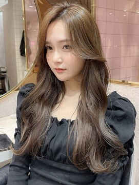 シーシンジュク 新宿南口(Sea shinjuku) 大人ガーリー/前髪/顔周りレイヤー×ブリーチなし韓国ヘア[新宿]