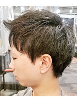 たかはし メンズショートアップバング【バーバー/理容室/ビジネスヘア】