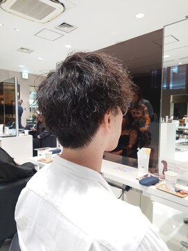 アヴァンスクロス あべのルシアス店(AVANCE. CROSS) ツーブロックマッシュ×ツイストスパイラルパーマ