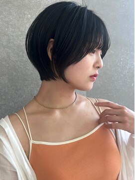 ロンドシエル 横浜(Lond ciel) 黒髪でも可愛い☆韓国小顔顔周り×大人美人ショートボブ【横浜】