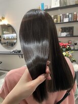 エスデザイン(es design)&nbsp;髪質改善ダブルトリートメント　× オリーブグレージュ