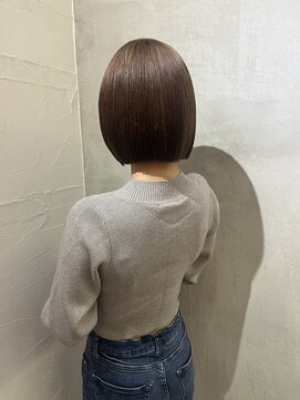 ロンドエニカ 大宮(Lond enika) 韓国ショートボブダブルカラーブリーチミルクティー[大宮]