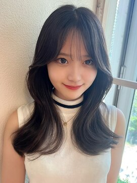 アフロート ディル(AFLOAT D'L) 表参道アフロート張替　お姉さんセミロング　シースルーバング